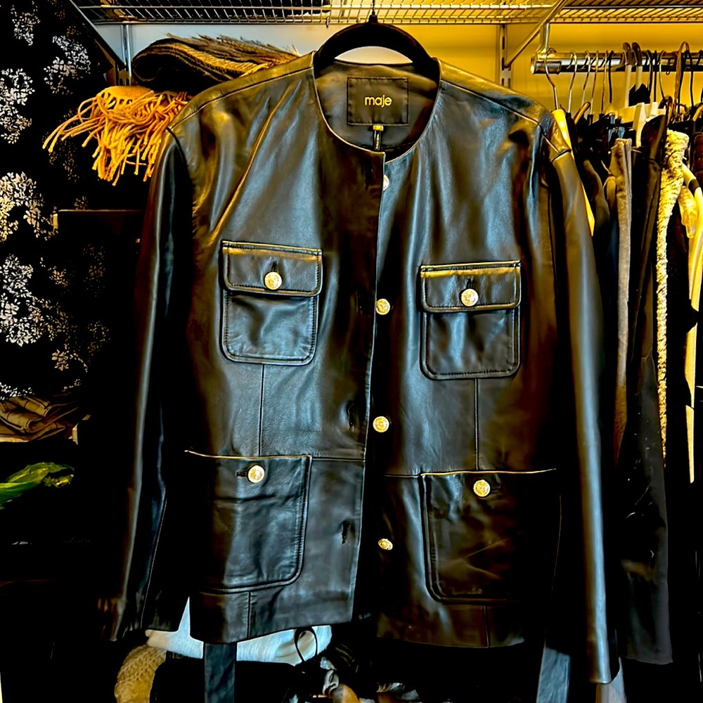 Maje
Biface Leather Jacket
Black
38 (6)